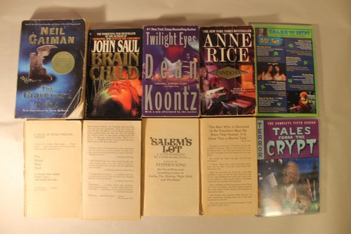 Lot horror novels - of,